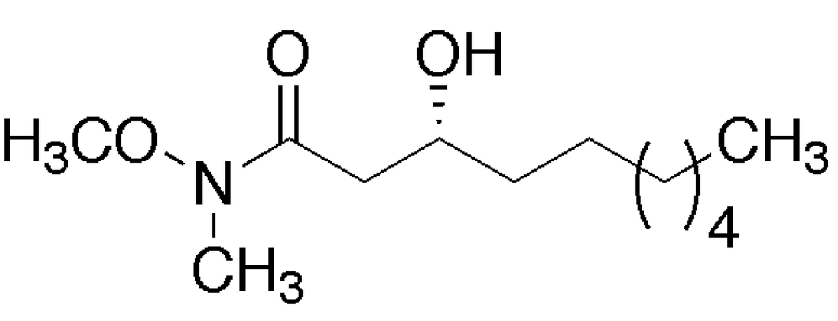 Microwave-assisted cleavage of Weinreb amide for carboxylate protection in the synthesis of a (R)-3-hydroxyalkanoic acid